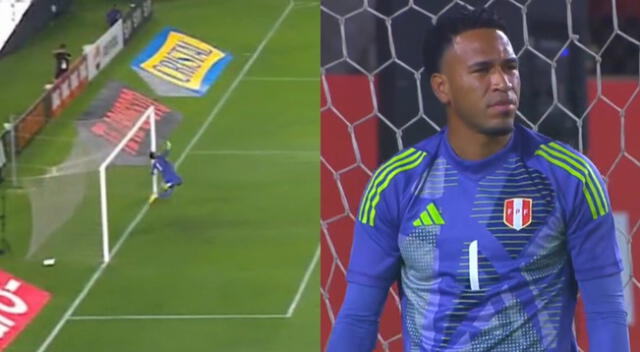 Pedro Gallese recibió un golazo del jugador dominicano en el partido amistoso de Perú.