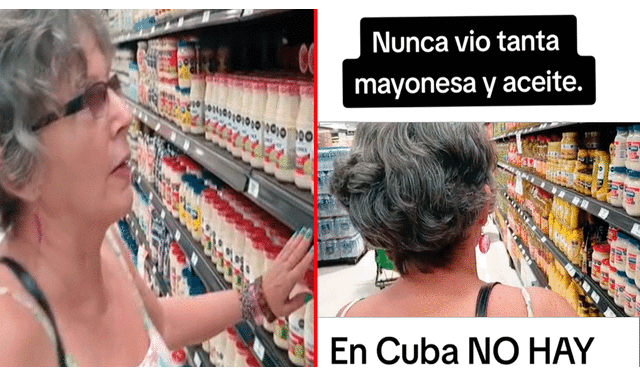 Cubana va a un supermercado en México y queda en shock al encontrar mayonesa