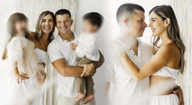 Korina Rivadeneira y Mario Hart se lucen juntos en tierna sesión de fotos con sus hijos.
