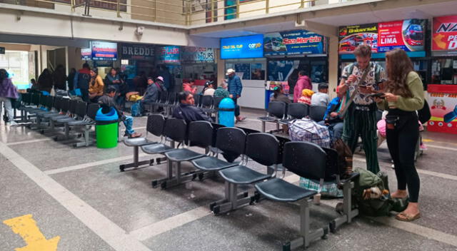 Terminal terrestre del Cusco se encuentra sin mucha demanda en este Viernes Santo.