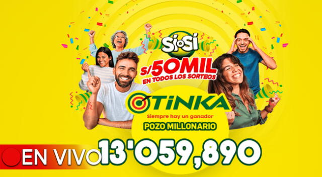 El pozo millonario de la Tinka se sorteó este domingo 31 de marzo a las 10:50 p.m.