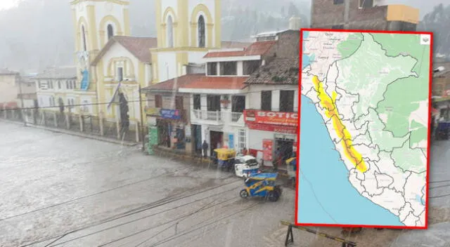 Ciudades de la sierra del país se verán afectadas por las fuertes lluvias desde el mes de abril.