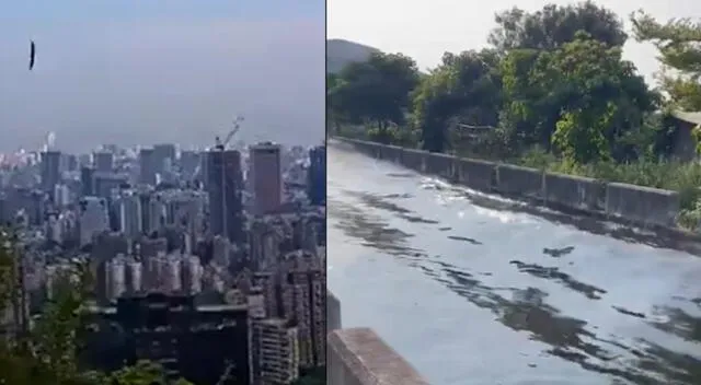 Imágenes del terremoto en Taiwán impactaron en las redes sociales.