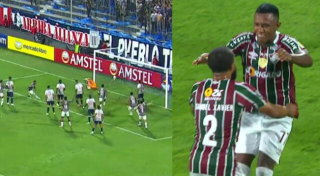 Marquinhos apareció en el Alianza Lima vs. Fluminense con este gol por Copa Libertadores.