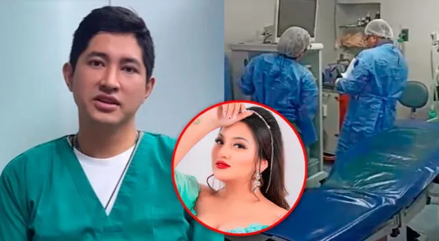 Doctor Fong practicó liposucción a Flor Sheiza Quispe  en clínica Santa Catalina.