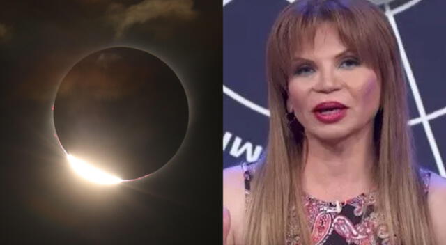 Mhoni Vidente no dudó en reaccionar sobre el Eclipse Solar 2024 de abril.