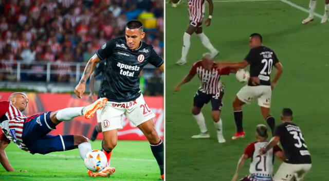 Alex Valera y su gol anulado causó polémica en la Copa Libertadores.