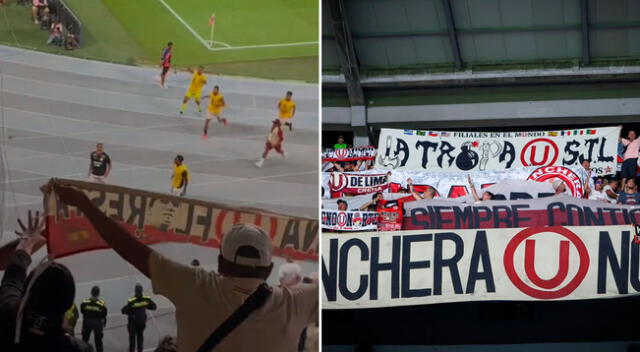 Pese a que fue anulado, los hinchas de la U silenciaron el Metropolitano de Barranquilla.