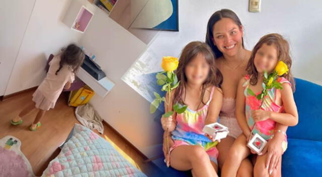 Andrea San Martín: Sus hijas sorprenden al ayudarla con las labores del hogar.