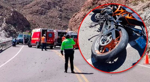 Accidente sucedió en la carretera de Cerro Verde en Arequipa.