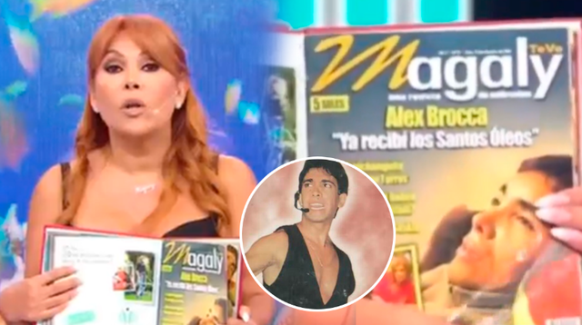 Magaly Medina recuerda entrevista a Alex Brocca para su revista.