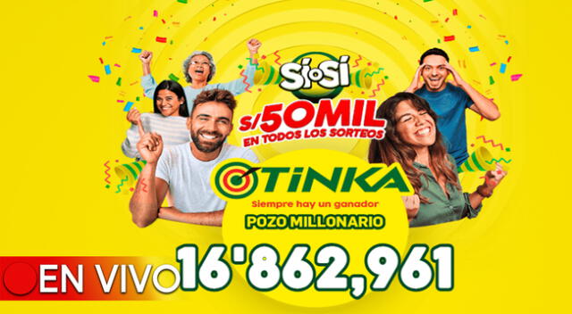 El pozo millonario de la Tinka se sorteó este miércoles 24 de abril a las 10:50 p.m.