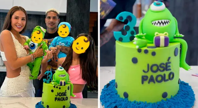 Ana Paula Consorte y Paolo Guerrero celebraron lo 3 meses de su último bebé, José Paolo