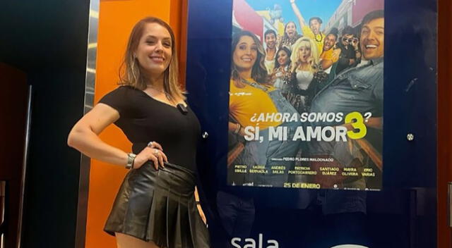 Yiddá Eslava impacta con su look jovial para ir al cine.