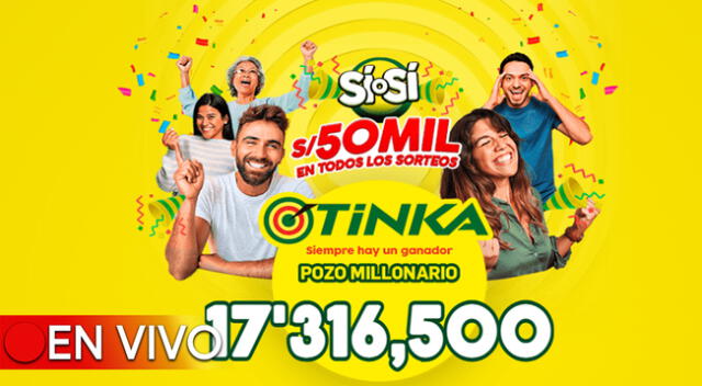 El pozo millonario de la Tinka se sorteó este domingo 28 de abril a las 10:50 p.m.