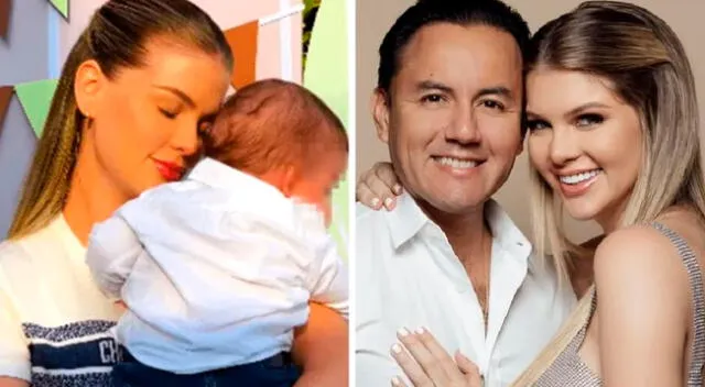 Brunella Horna muestra el rostro de su bebé con Richard Acuña en Instagram ¿A quién se parece?