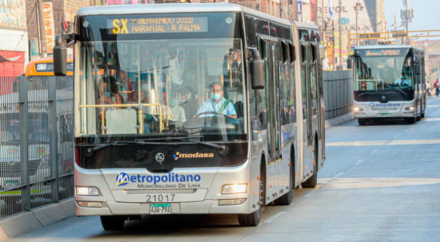 Te contamos los horarios del servicio del Metropolitano para este 1 de mayo.