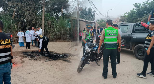 Dos hombres fueron acorralados, asesinados a a balazos y luego quemaron sus cuerpos.