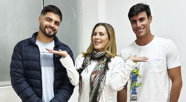 Leslie Stewart junto a los actores quienes se unieron a la campaña contra la violencia.