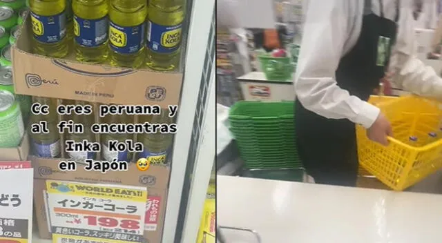 Peruana encuentra Inca Kola en Japón y escena es viral en redes sociales.