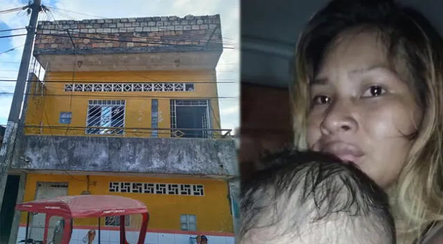 Mujer casi mata a su hijo de meses de nacido tras pelea con su pareja en Iquitos.