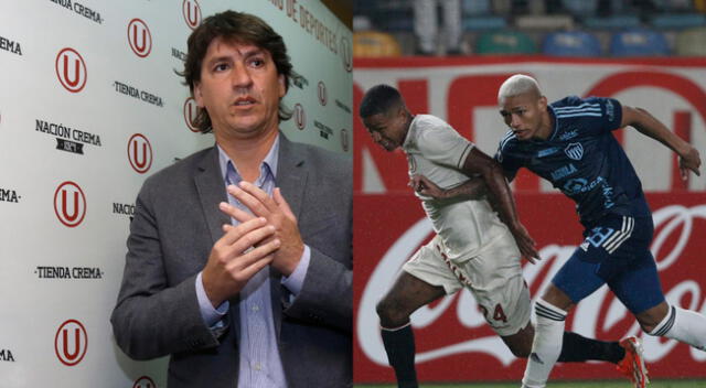Jean Ferrari aplaudió a los jugadores de la U por el buen rendimiento en la Libertadores.