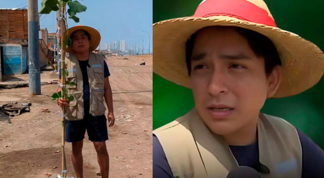 Joven chalaco siembra un árbol cada semana junto a los vecinos de Los Barracones del Callao.