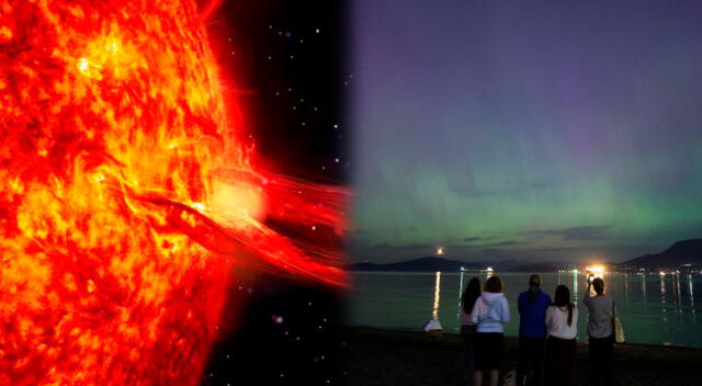 Una tormenta solar geomagnética produce efectos en La Tierra.