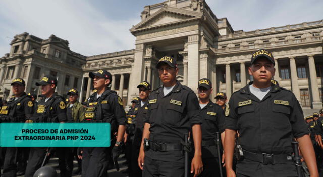 Policía Nacional del Perú abrió convocatoria con su Admisión extraordinaria.