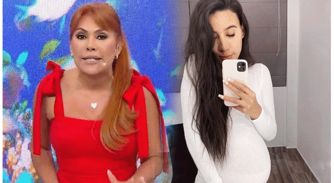 Magaly Medina desaprueba polémico comentario de Samahara Lobatón sobre su embarazo.