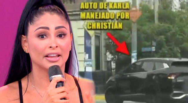 Karla Tarazona le presta su auto a Christian Domínguez tras ser convocado como presentador de Préndete.