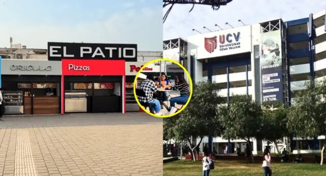 UCV tiene patio de comida en campus Los Olivos y en YouTube hacen peculiar comparación.