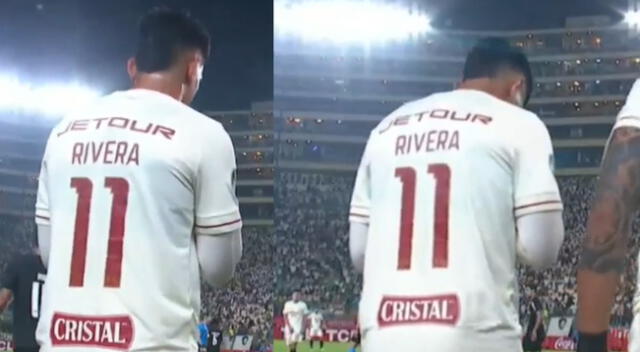 ‘Tunche’ Rivera reapareció en el Monumental durante el Universitario vs. Botafogo.