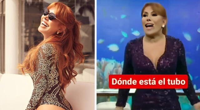 Magaly Medina pide hacer show del tubo en su programa.