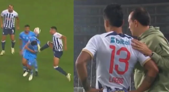 Jeriel De Santis dejó a Alianza Lima con 10 jugadores tras expulsión frente a Garcilaso.