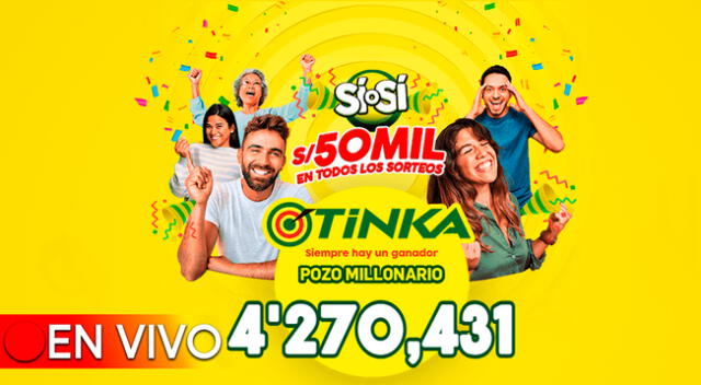 El pozo millonario de la Tinka se sorteó este miércoles 22 de mayo a las 10:50 p.m.