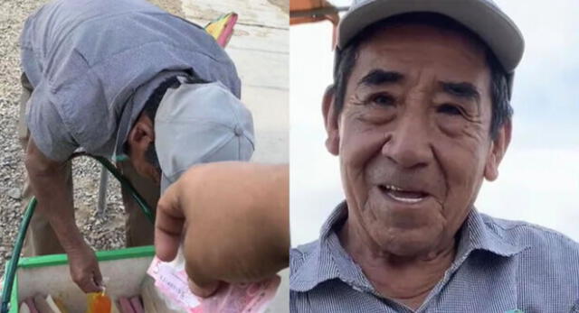 Adulto mayor llora al recordar a su esposa fallecida hace pocos días y es viral en TikTok.
