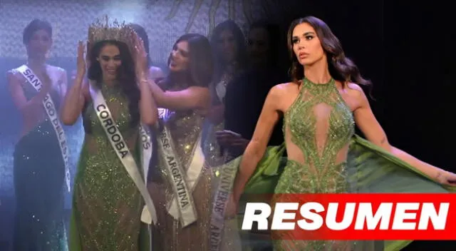 Conoce a la ganadora del Miss Universo Argentina 2024.