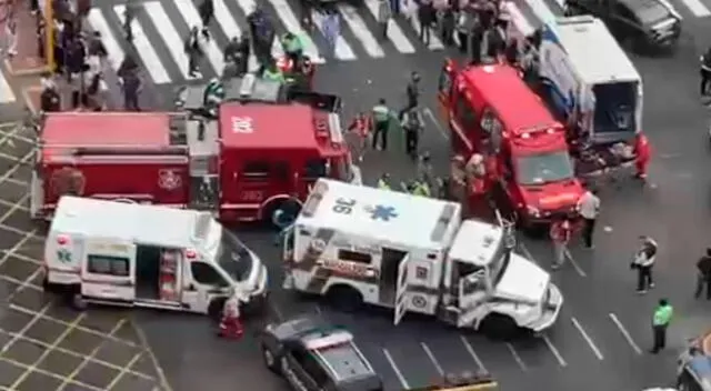 Accidente de tránsito sucedió en la cuadra 21 de la avenida Brasil en Pueblo Libre.