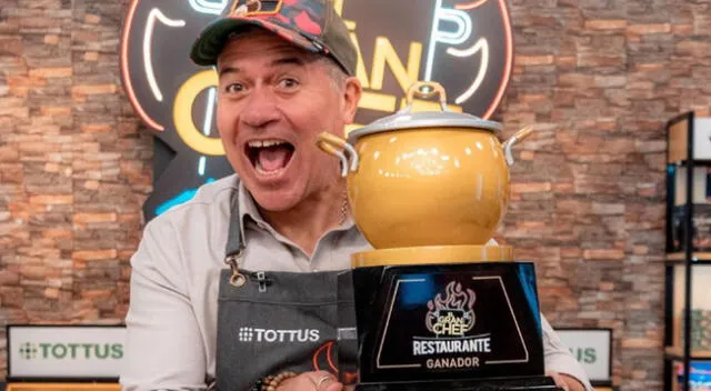 Mathías Brivio se llevó la olla de oro de la septima temporada de El Gran Chef Famosos.