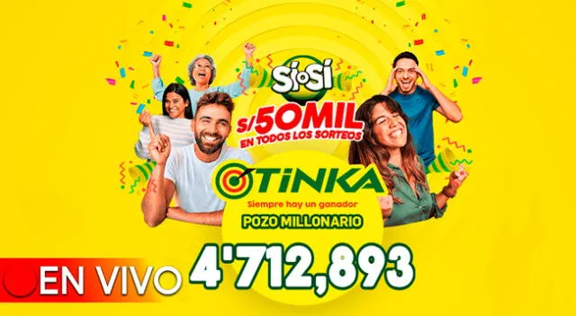 El pozo millonario de la Tinka se sorteó este miércoles 29 de mayo a las 10:50 p.m.