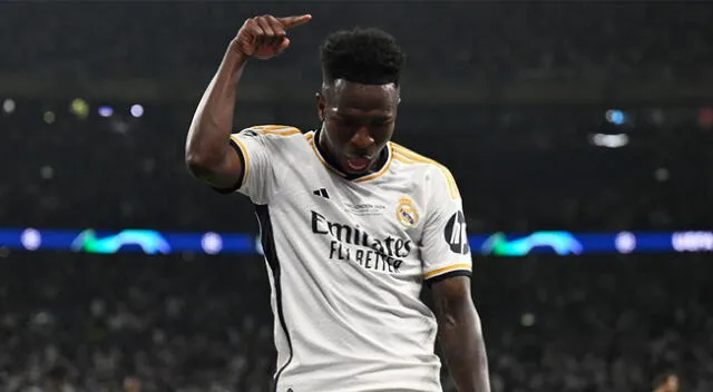 Vinicius Jr. fue la figura de la Champions League.