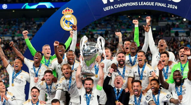 Real Madrid levantó la Champions League.