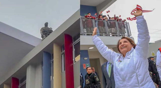 La presencia de francotiradores durante la inauguración de un colegio ha generado opiniones divididas.