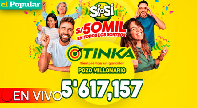 Sorteo de La Tinka este domingo 8 de junio de 2024.