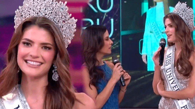 Tatiana Calmell, Miss Perú 2024, se muestra afónica tras el certamen de belleza.