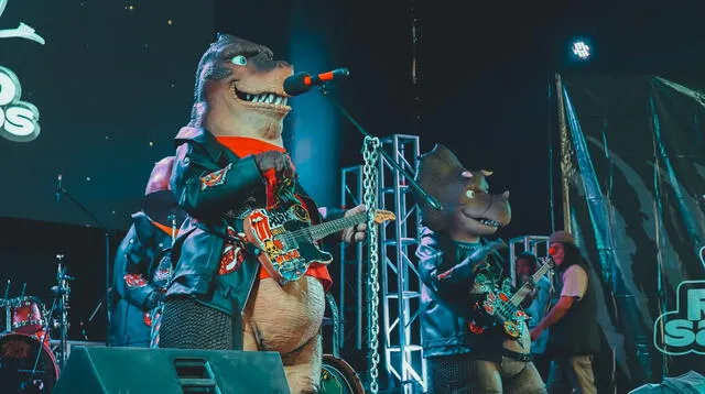 Los 'Rocosaurios' prometen un show lleno de magia y mucho rock and roll.