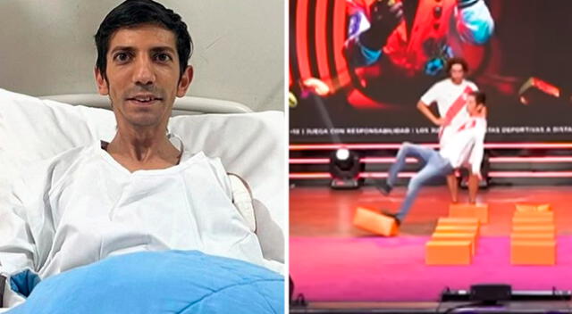 Flaco Granda tuvo que ser operado tras fuerte accidente en programa de Jorge Luna y Ricardo Mendoza