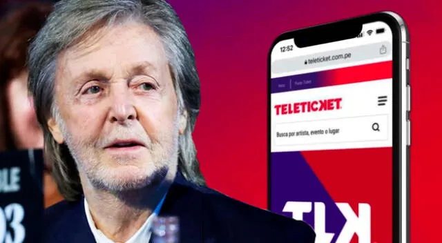 Usuarios denuncian fallas en los precios en web de Teleticket para el concierto de Paul McCartney en Lima