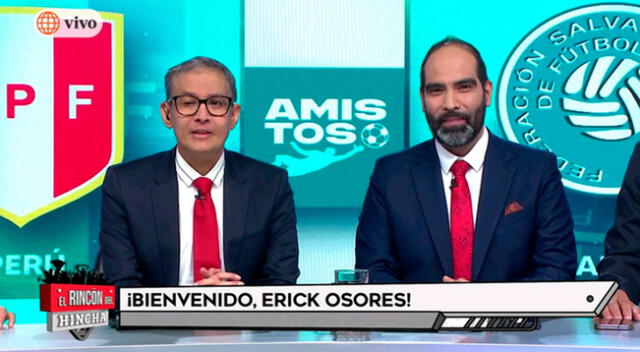Erick Osores reapareció en las pantallas de América TV